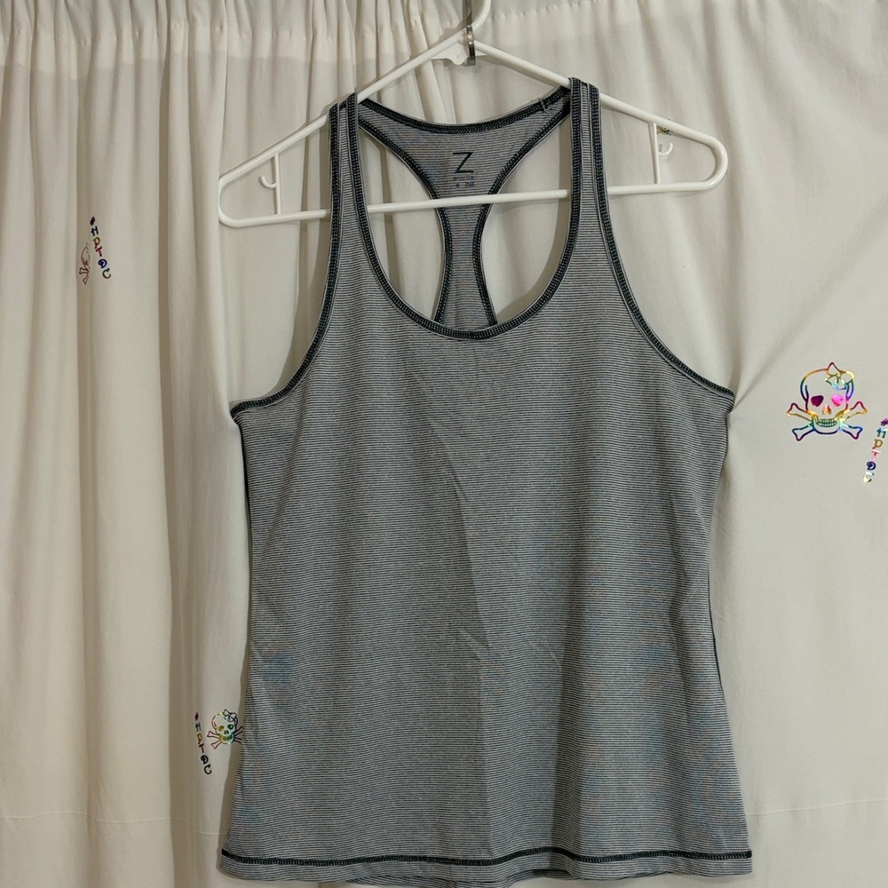 Z by Zella Women’s pinstripe Tank Top sz Medium